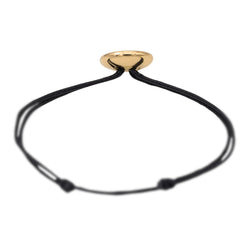 Bracelet BULGARI en or jaune et cordon - Castafiore