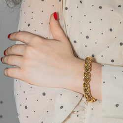 Bracelet CAPLAIN SAINT ANDRÉ en or jaune - Castafiore