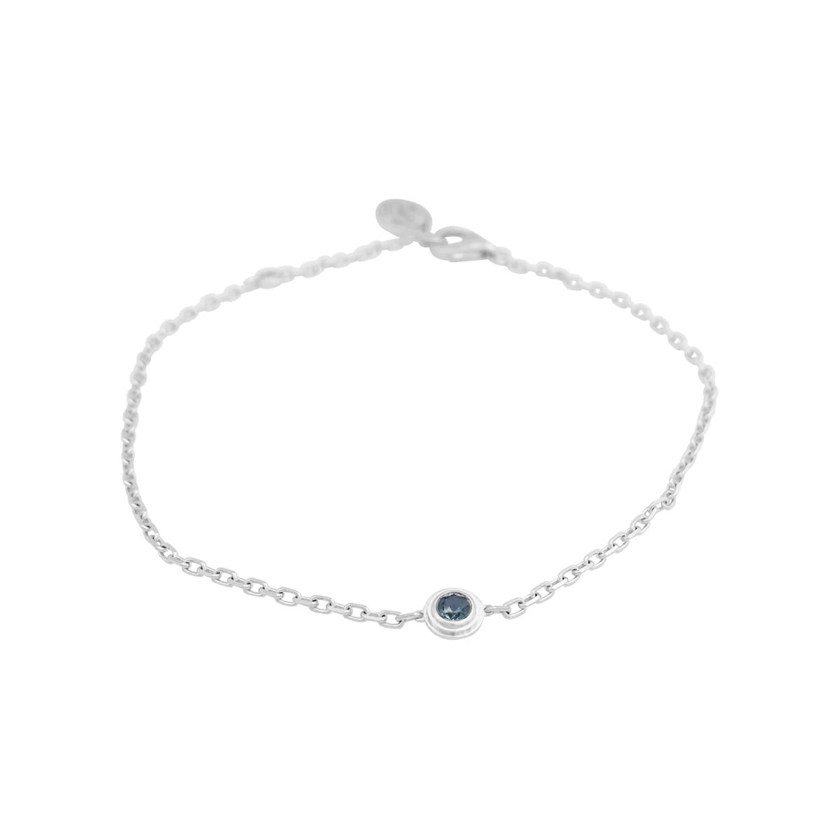 Bracelet CARTIER "Cartier d'Amour" en or blanc et saphir vert - Castafiore