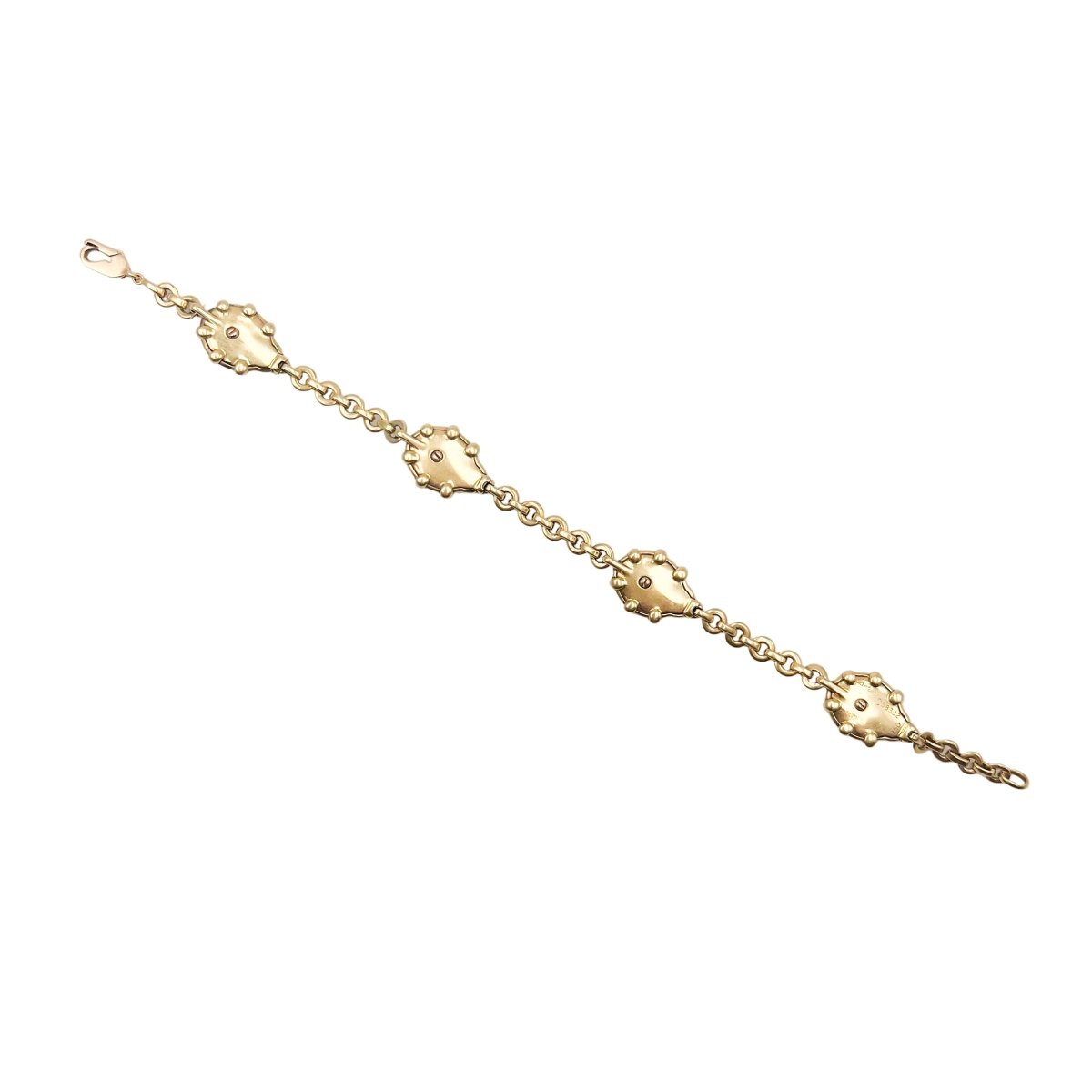 Bracelet CARTIER "Coccinelles" en or jaune et émail - Castafiore