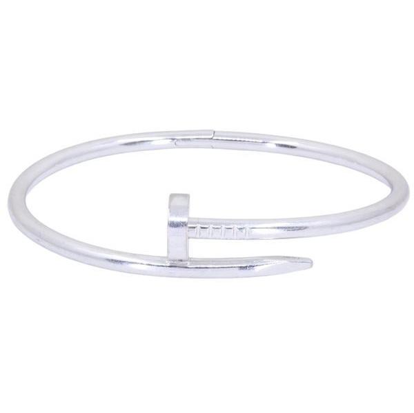 Bracelet CARTIER "juste un clou" en or blanc - Castafiore