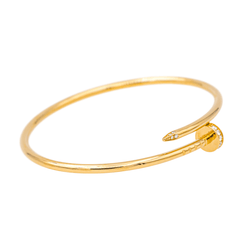 Bracelet CARTIER "Juste un Clou" en or jaune et diamant - Castafiore
