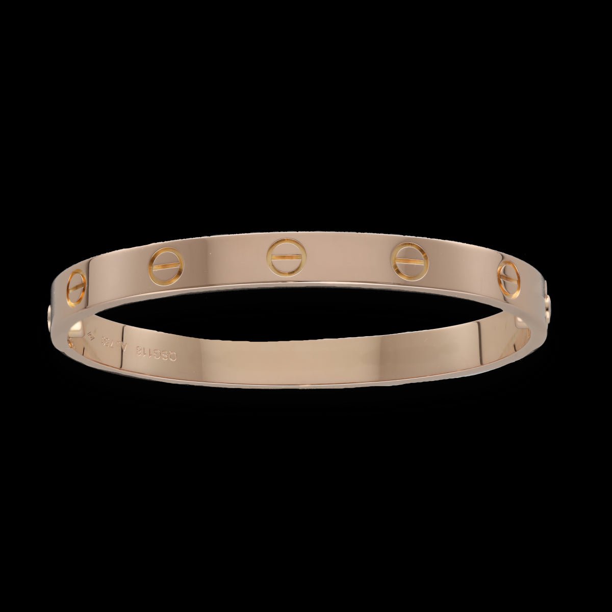 Bracelet CARTIER Love classique en or rose - Castafiore