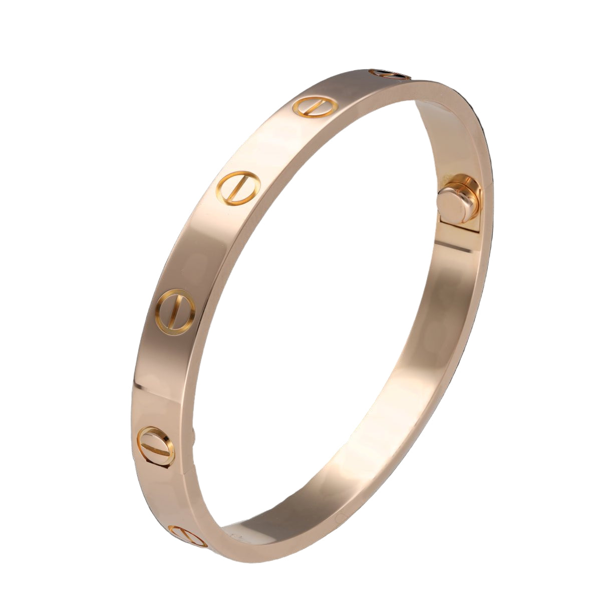 Bracelet CARTIER Love classique en or rose - Castafiore