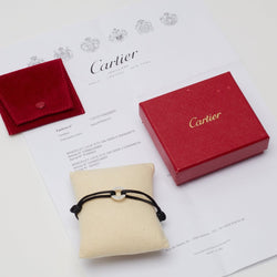 Bracelet Cartier Love Cord en or blanc et diamants - Castafiore