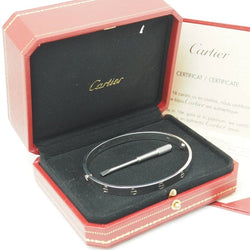 Bracelet Cartier Love en or blanc - Castafiore