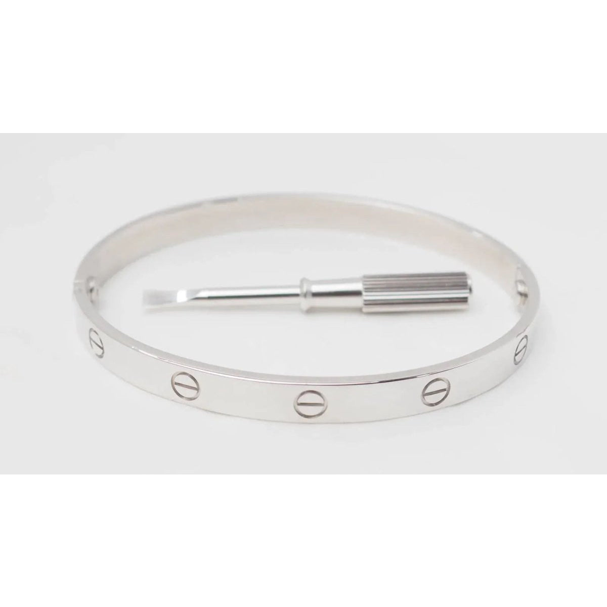 Bracelet CARTIER "Love" en or blanc - Castafiore