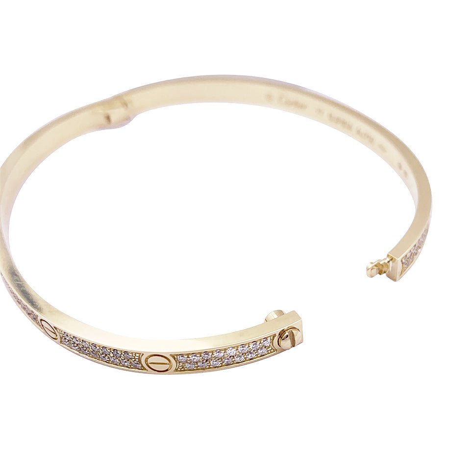 Bracelet CARTIER "Love" en or jaune et diamant - Castafiore