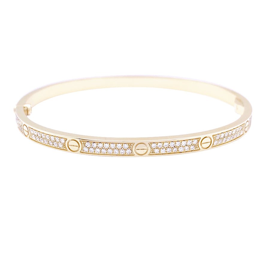 Bracelet CARTIER "Love" en or jaune et diamant - Castafiore