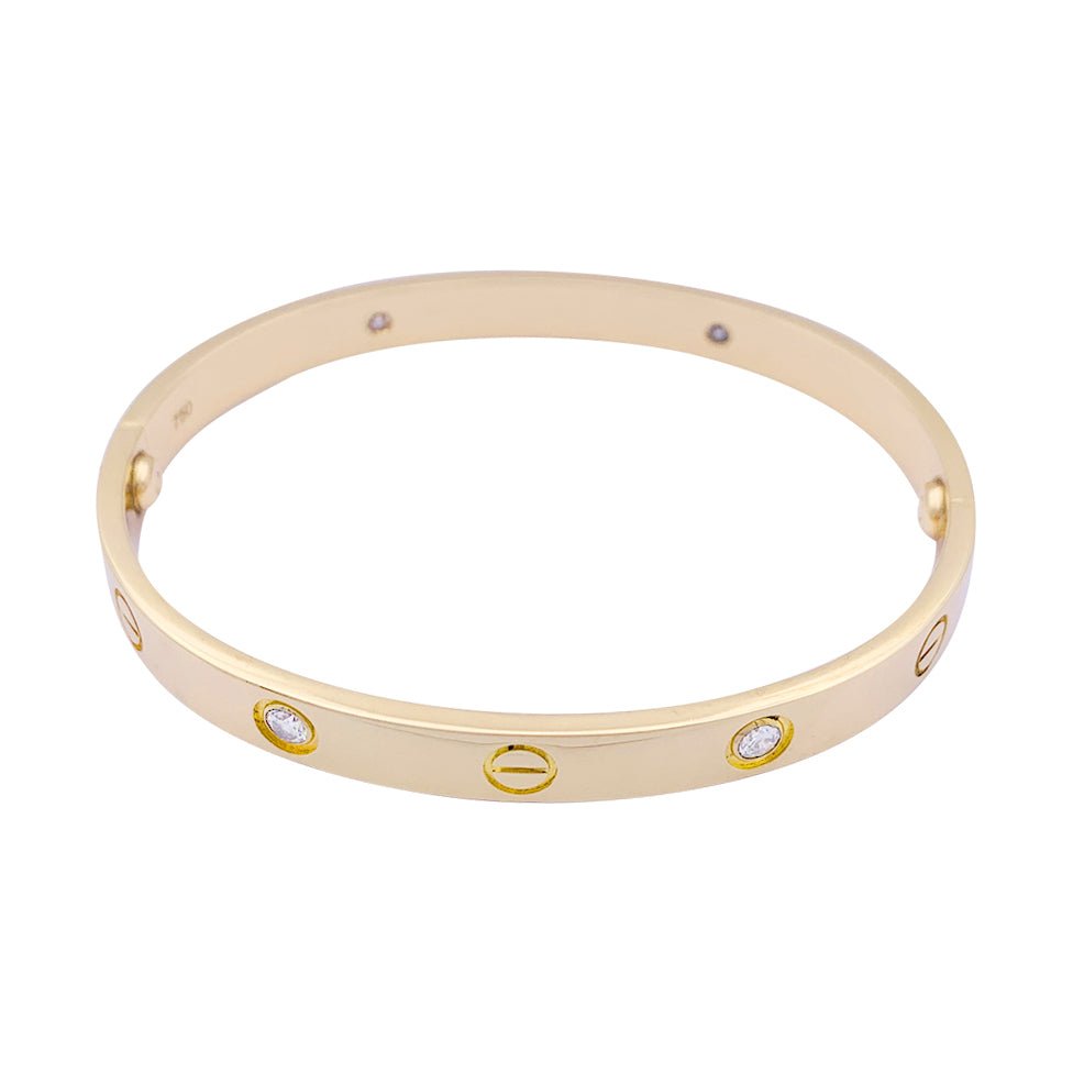 Bracelet CARTIER "Love" en or jaune et diamant - Castafiore
