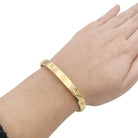 Bracelet CARTIER "Love" en or jaune et diamant - Castafiore