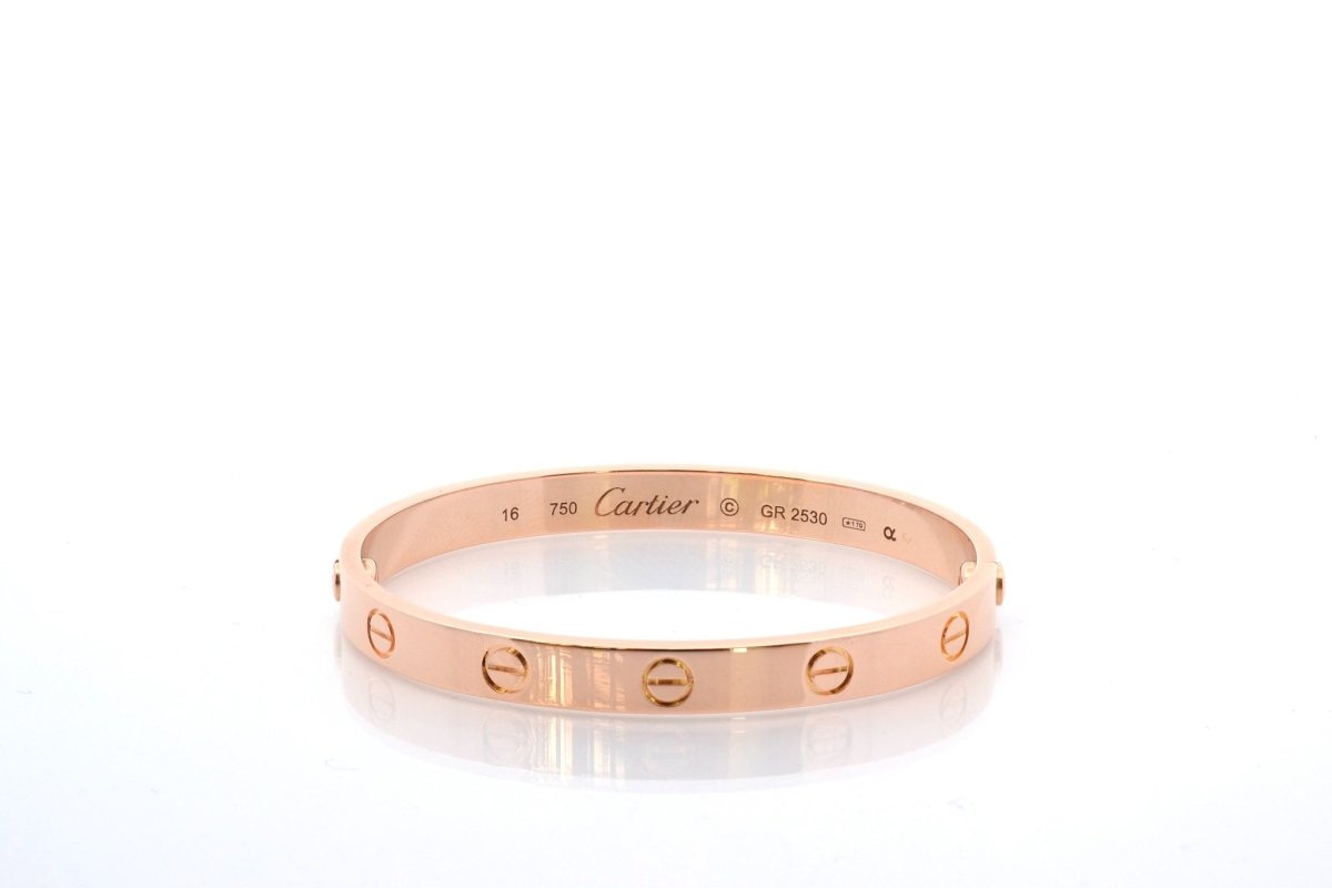Bracelet CARTIER "Love" en or rose - Castafiore