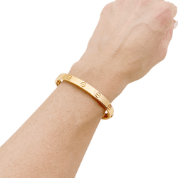 Bracelet Cartier, "Love", en or rose. - Castafiore