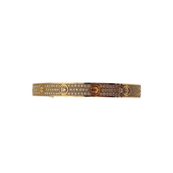 Bracelet CARTIER "Love" pavé en or rose et diamants - Castafiore