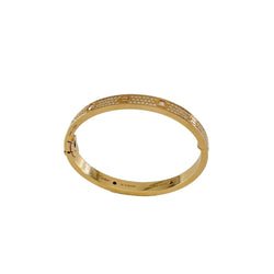 Bracelet CARTIER "Love" pavé en or rose et diamants - Castafiore