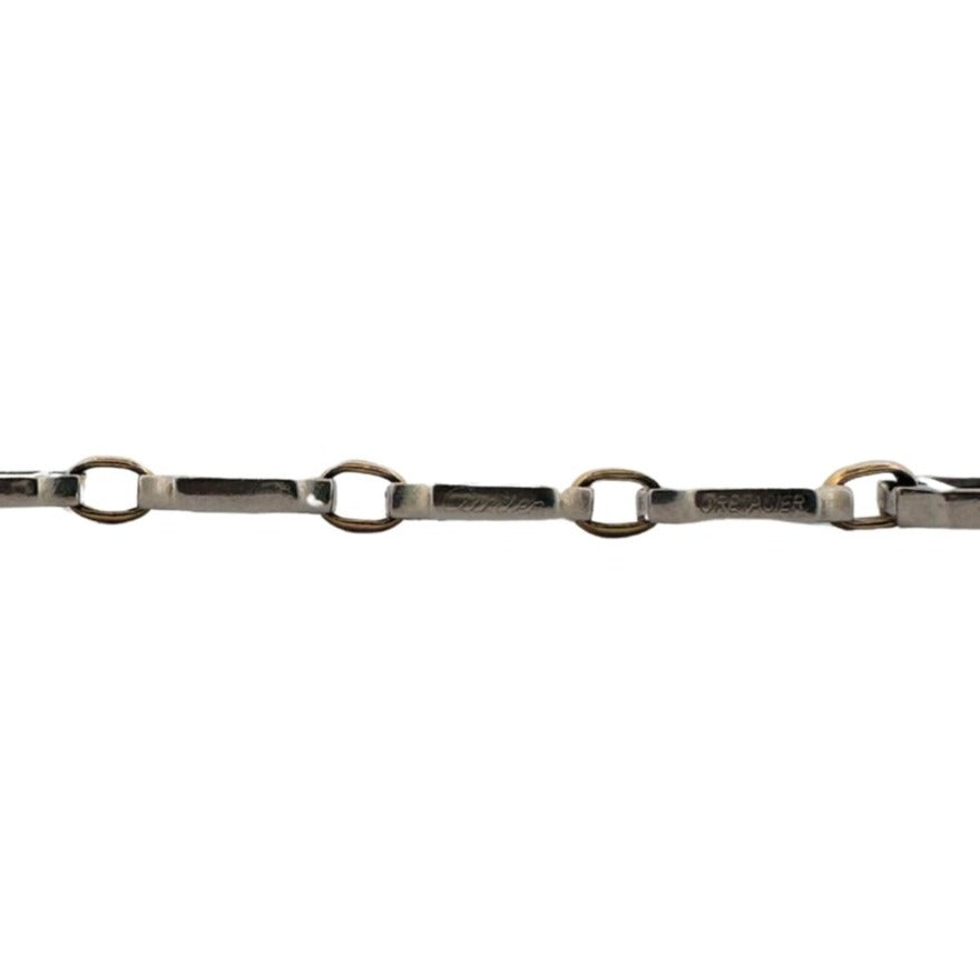 Bracelet CARTIER Santos en or jaune et acier - Castafiore