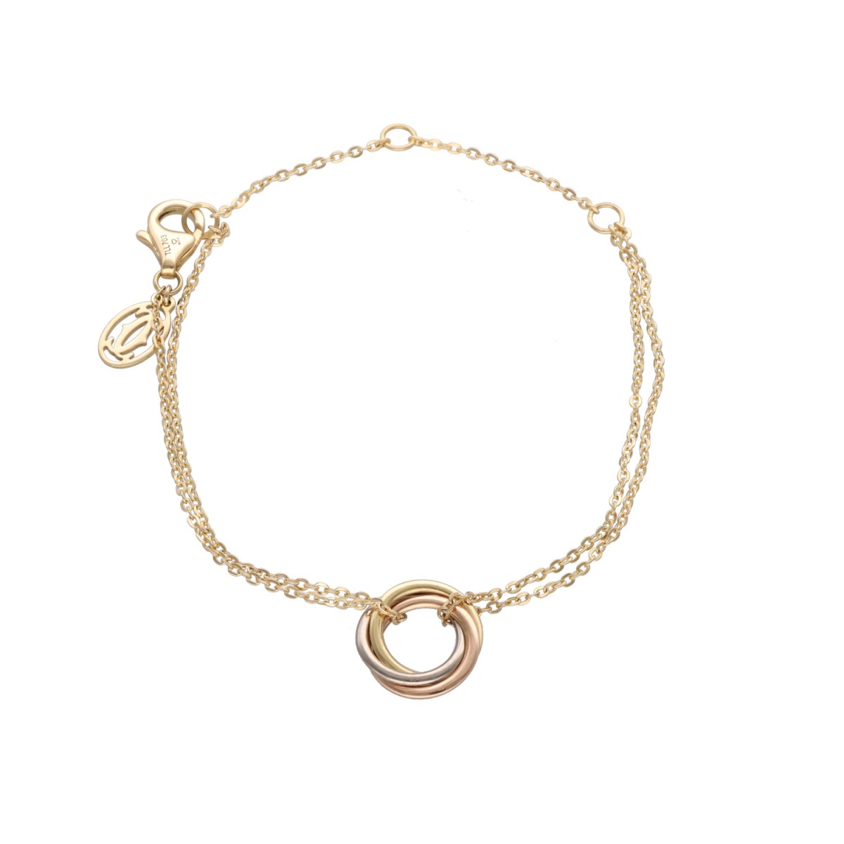 Bracelet CARTIER "Trinity" en or jaune - Castafiore
