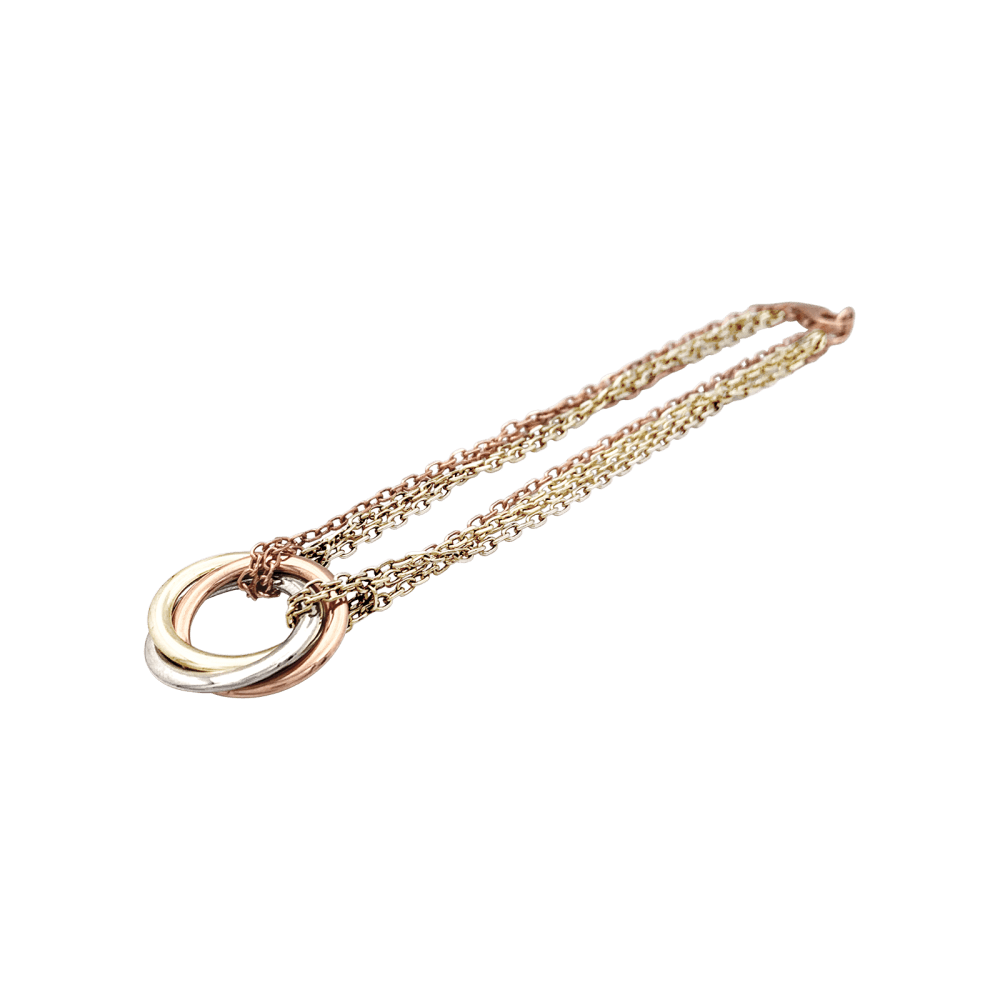 Bracelet CARTIER "Trinity" en or jaune, or blanc et or rose - Castafiore