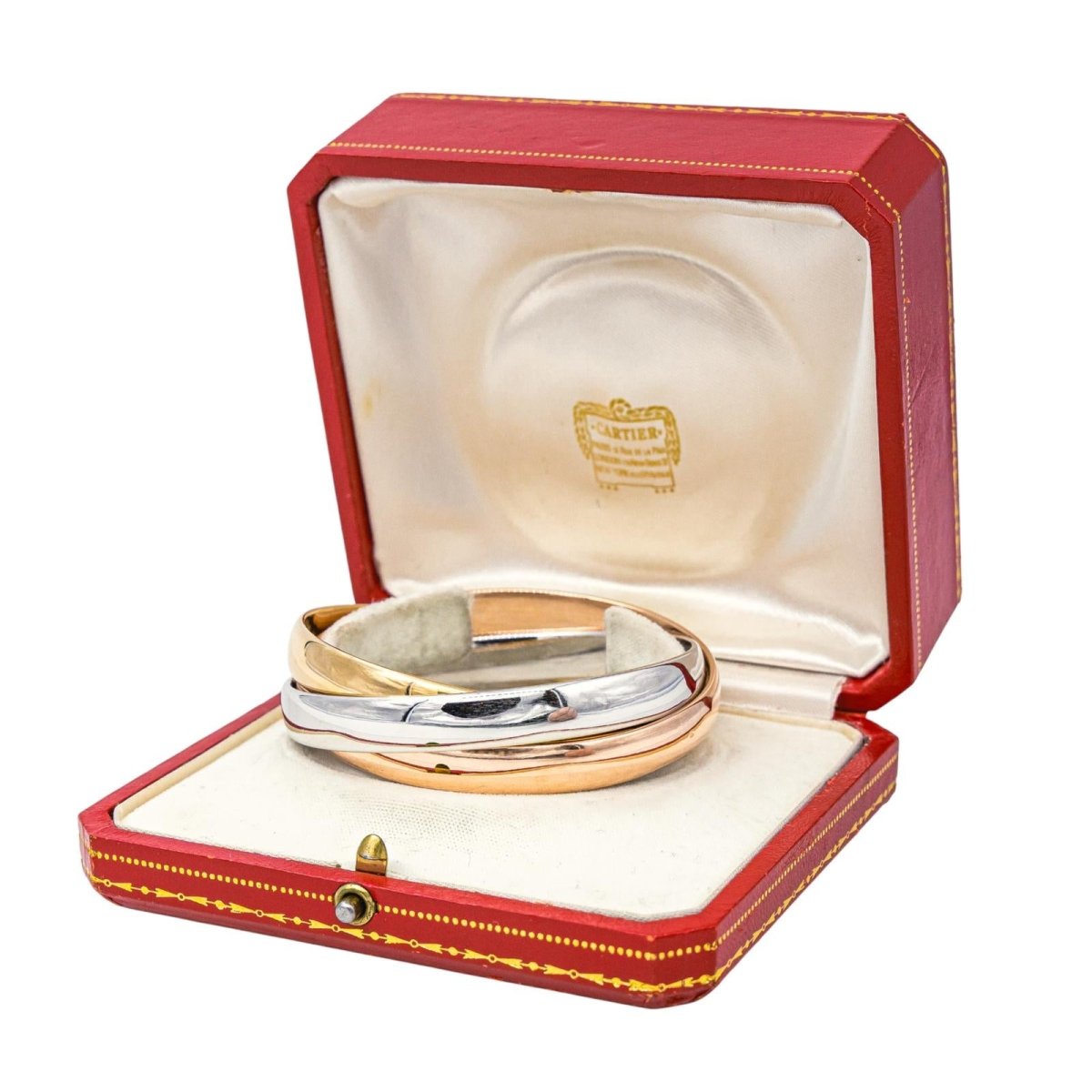 Bracelet CARTIER "Trinity" en or jaune, or rose et or blanc - Castafiore