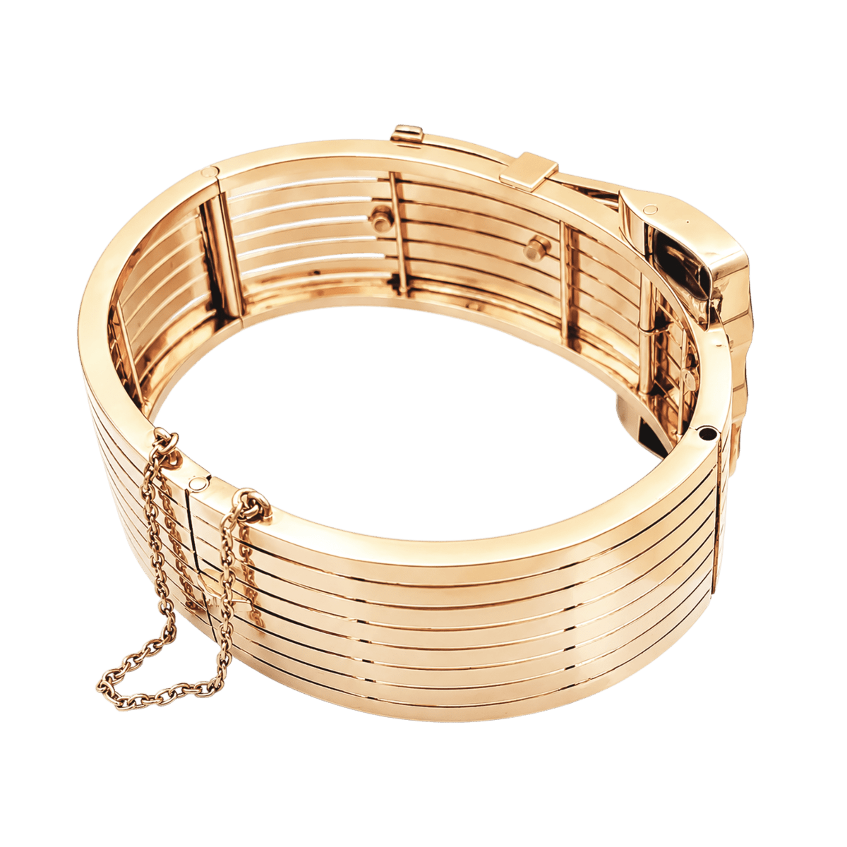 Bracelet Ceinture en or rose, platine et diamants - Castafiore