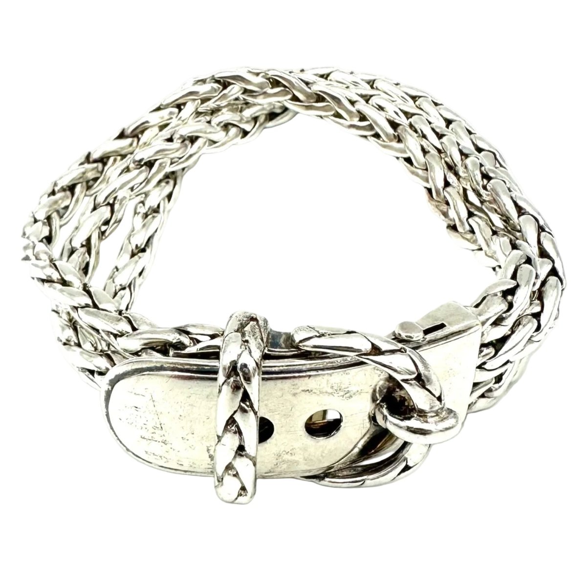 Bracelet Ceinture HERMÈS "Diane" en argent - Castafiore