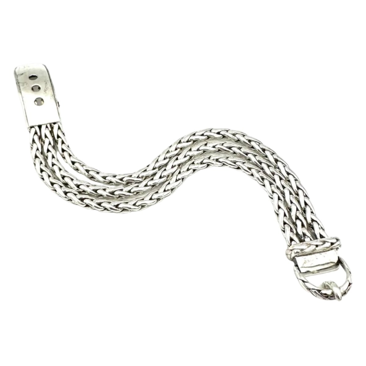 Bracelet Ceinture HERMÈS "Diane" en argent - Castafiore
