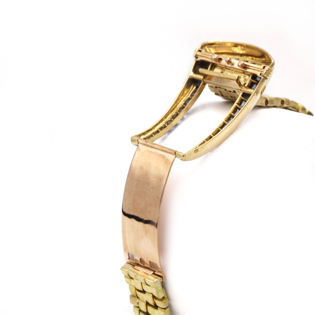 Bracelet Ceinture - Or jaune, Saphirs & Rubis synthétiques - Castafiore