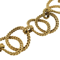 Bracelet "Cercles torsadés" en or jaune - Castafiore