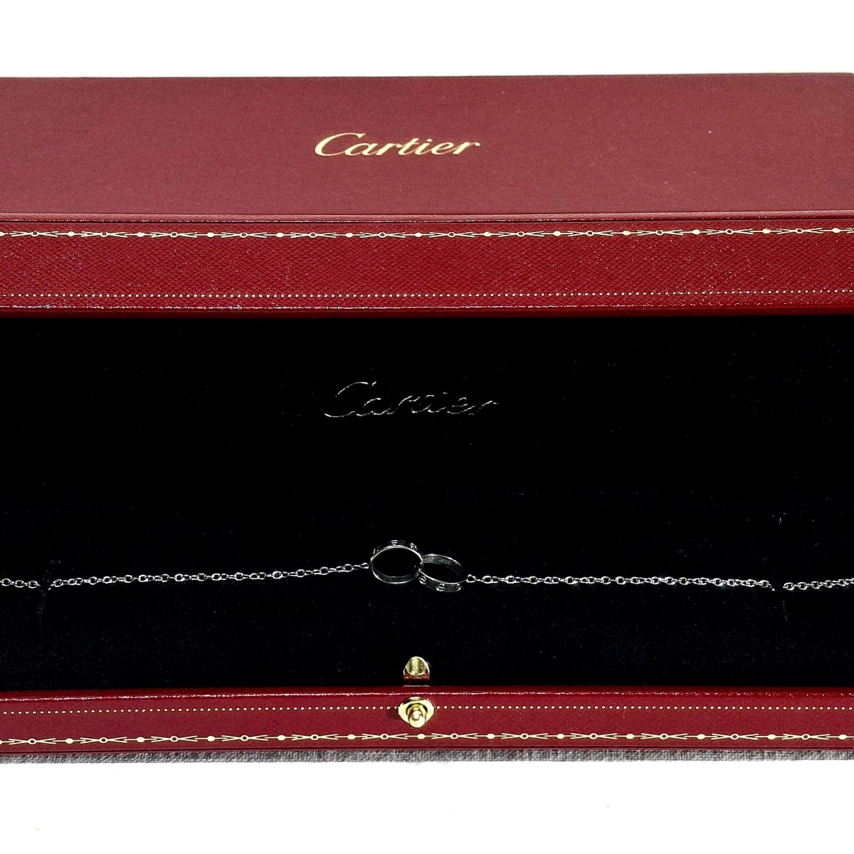 Bracelet Chaîne CARTIER "Love" en or blanc - Castafiore