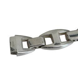 Bracelet Chaîne HERMÈS "Cassiopée" GM en argent - Castafiore