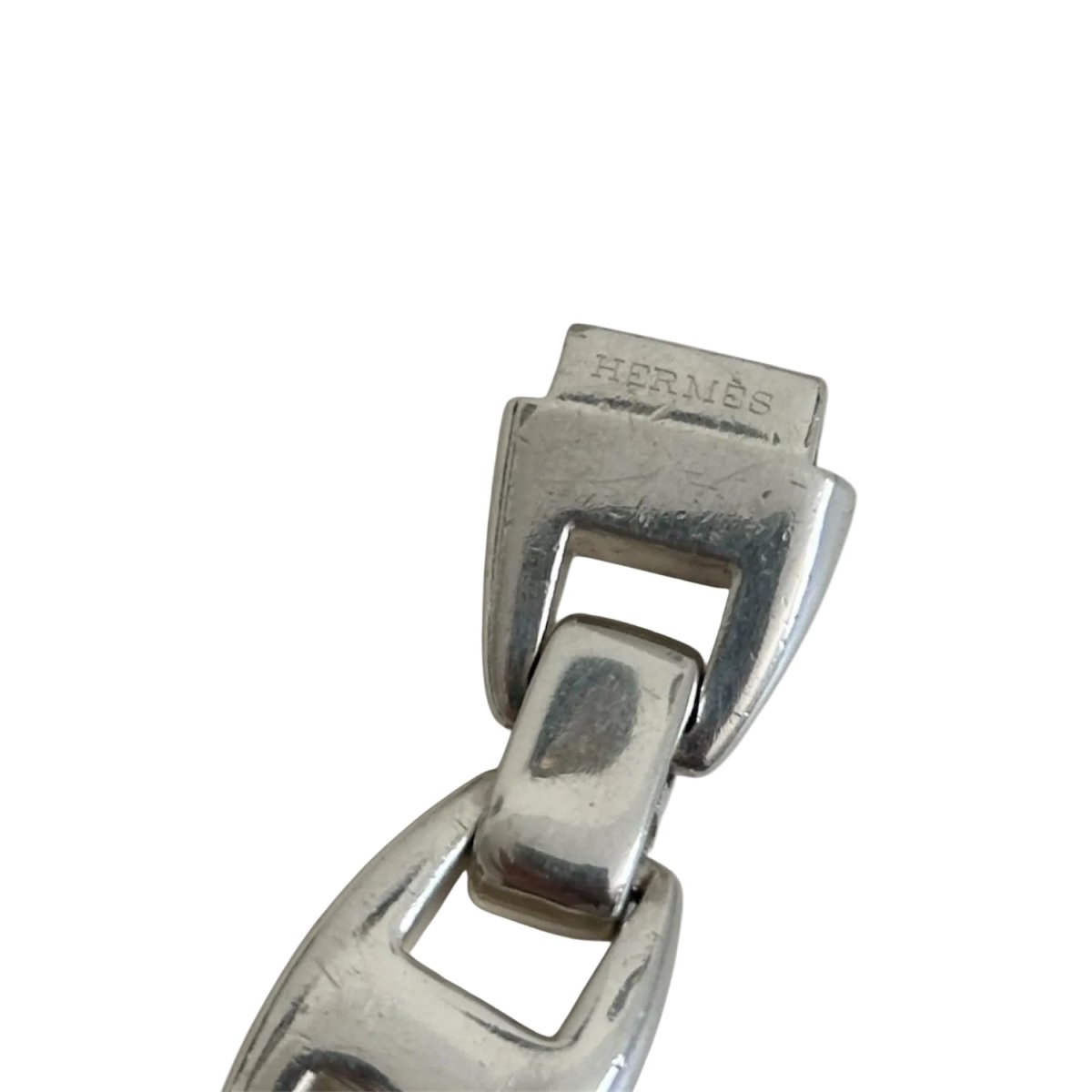 Bracelet Chaîne HERMÈS "Cassiopée" GM en argent - Castafiore
