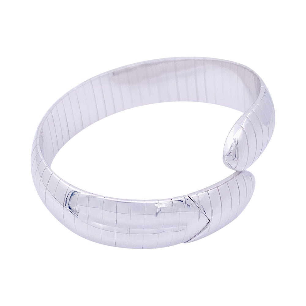 Bracelet Chaumet "Plume" or blanc. - Castafiore