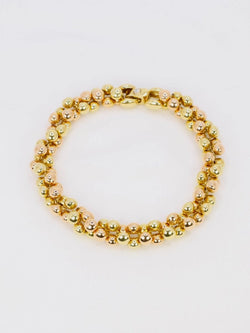 Bracelet Chimento or jaune & rose - Castafiore