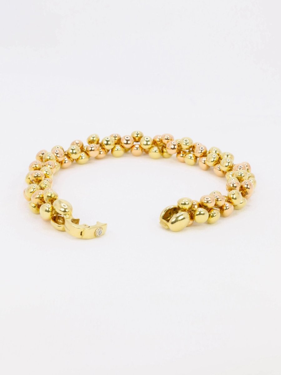 Bracelet Chimento or jaune & rose - Castafiore