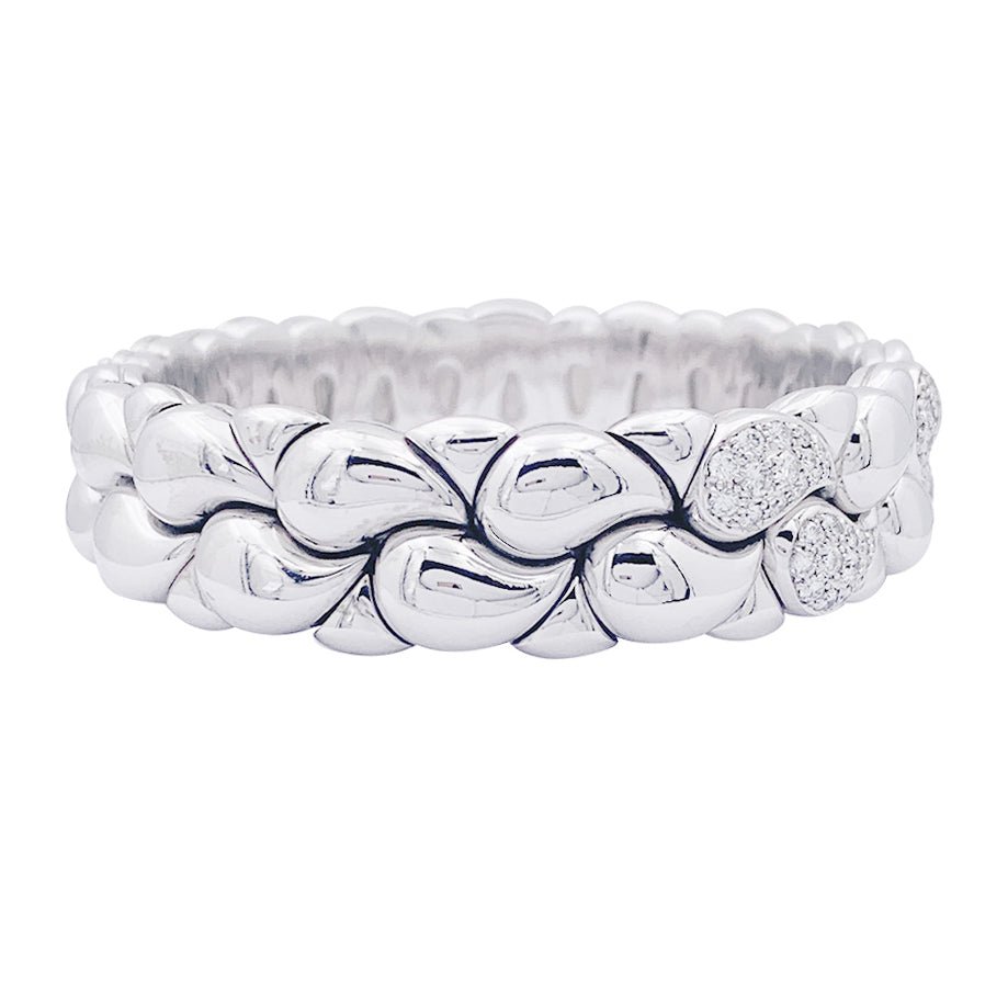 Bracelet CHOPARD "Casmir" en or blanc, diamant - Castafiore