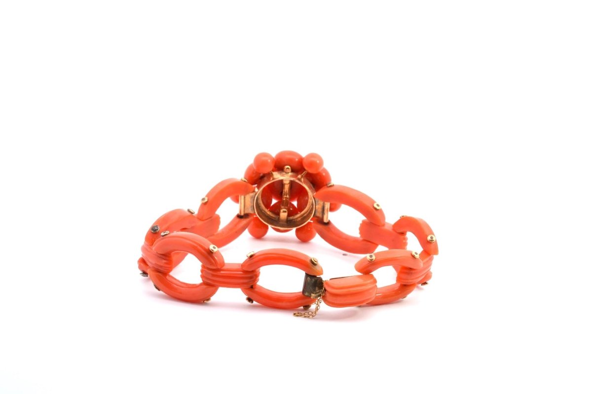 Bracelet corail orange - Castafiore