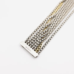 Bracelet DAVID YURMAN en argent et or jaune - Castafiore