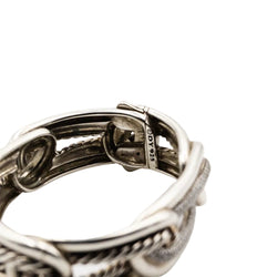 Bracelet DAVID YURMAN "Labyrinthe" en argent et diamants - Castafiore