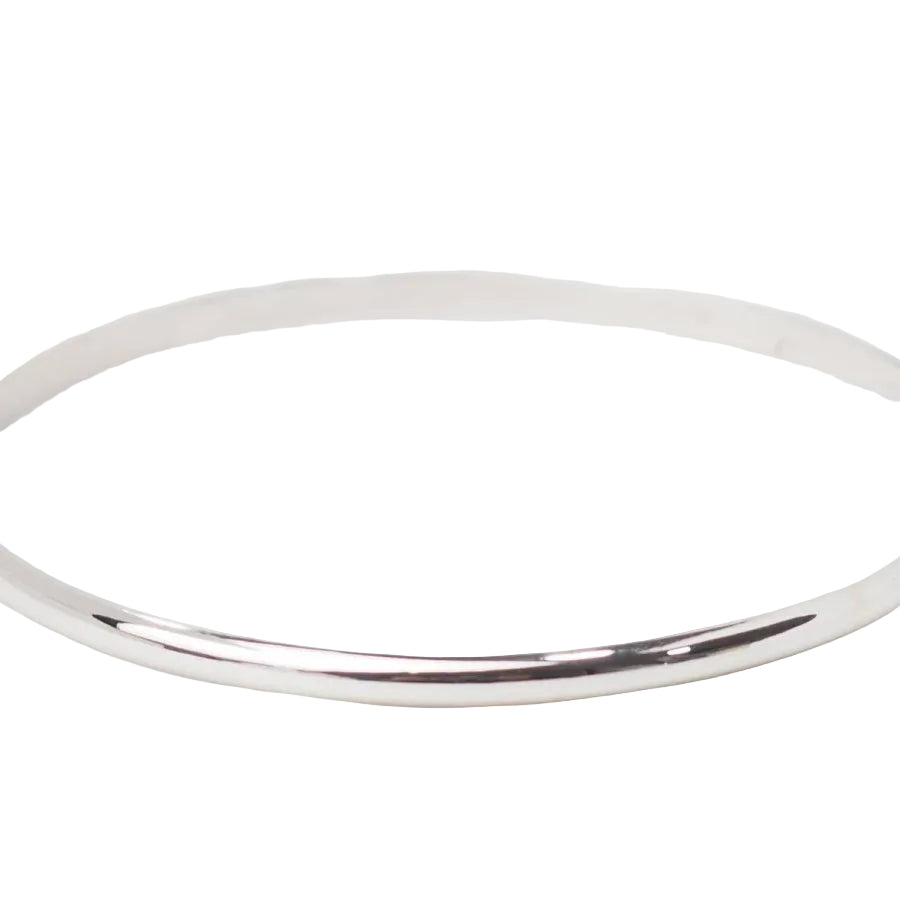 Bracelet demi jonc en or blanc - Castafiore