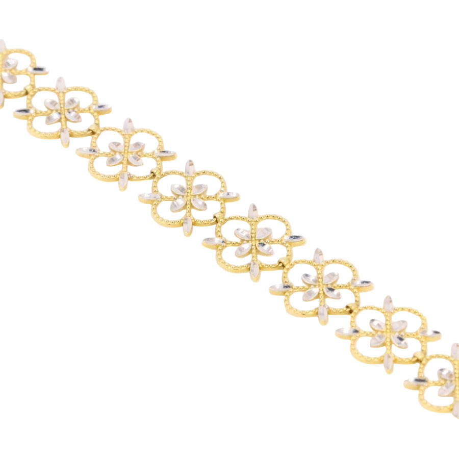 Bracelet dentelle deux ors - Castafiore