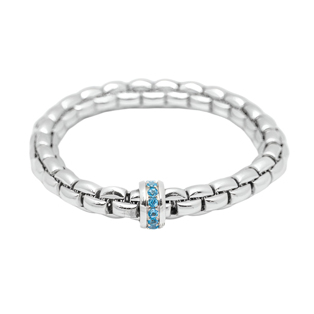 Bracelet design italien en Or et Saphirs - Castafiore