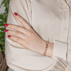 Bracelet DIAMANT en or jaune et blanc - Castafiore