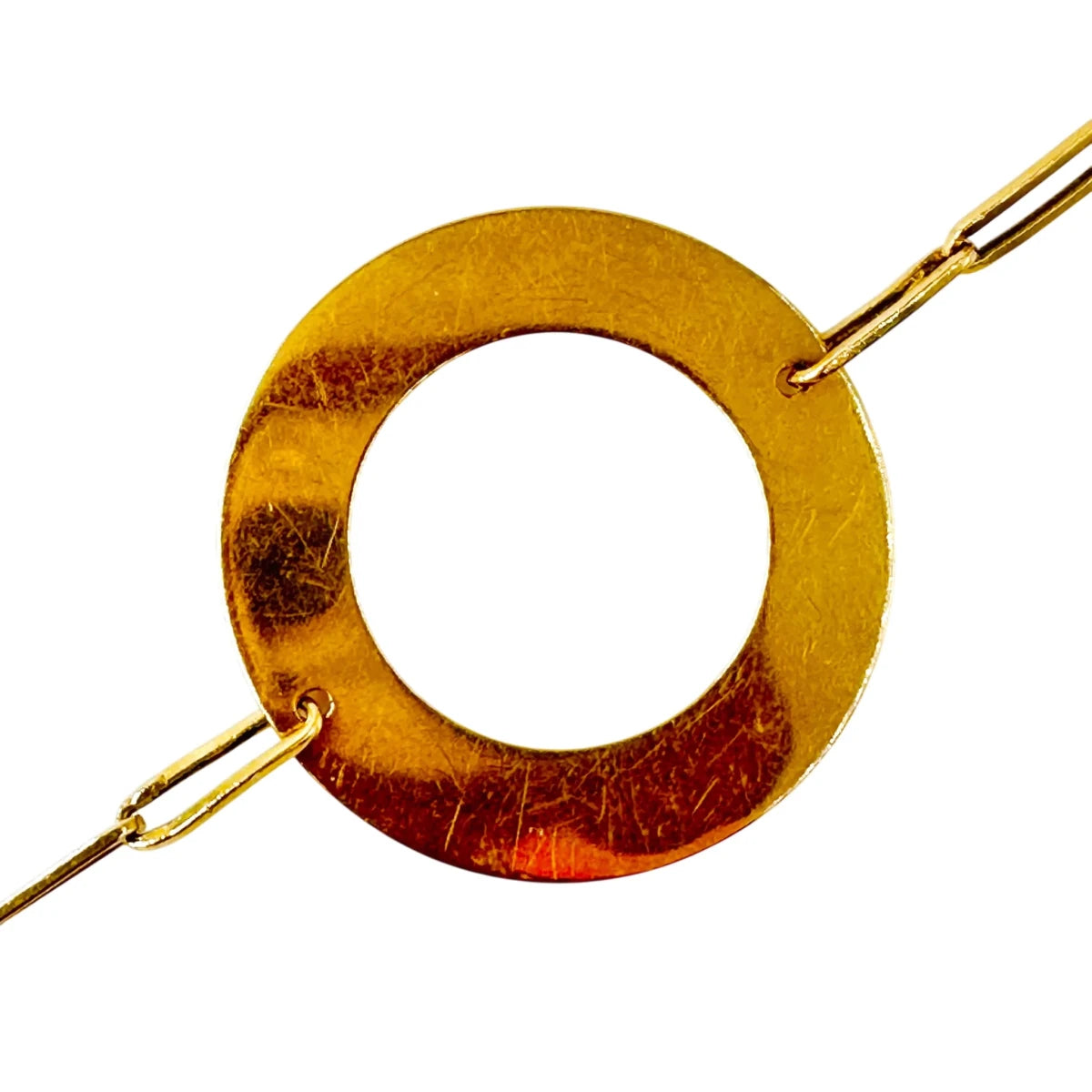 Bracelet DINH VAN "Cible" en or jaune - Castafiore