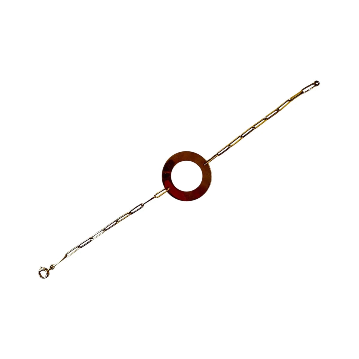 Bracelet DINH VAN "Cible" en or jaune - Castafiore