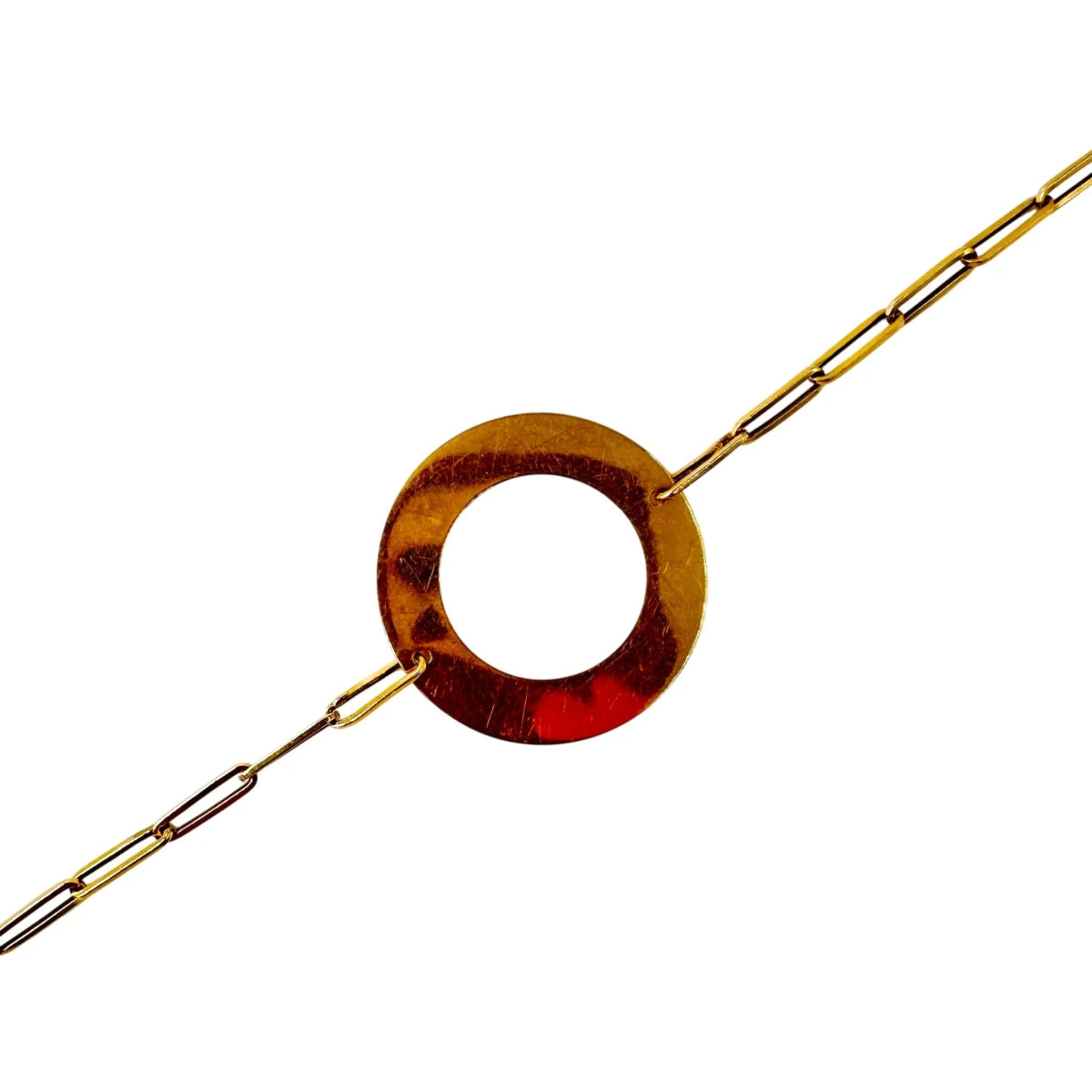 Bracelet DINH VAN "Cible" en or jaune - Castafiore