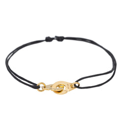 Bracelet DINH VAN Cordon Menottes en Or jaune - Castafiore