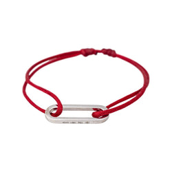 Bracelet DINH VAN "Maillon" en or blanc - Castafiore