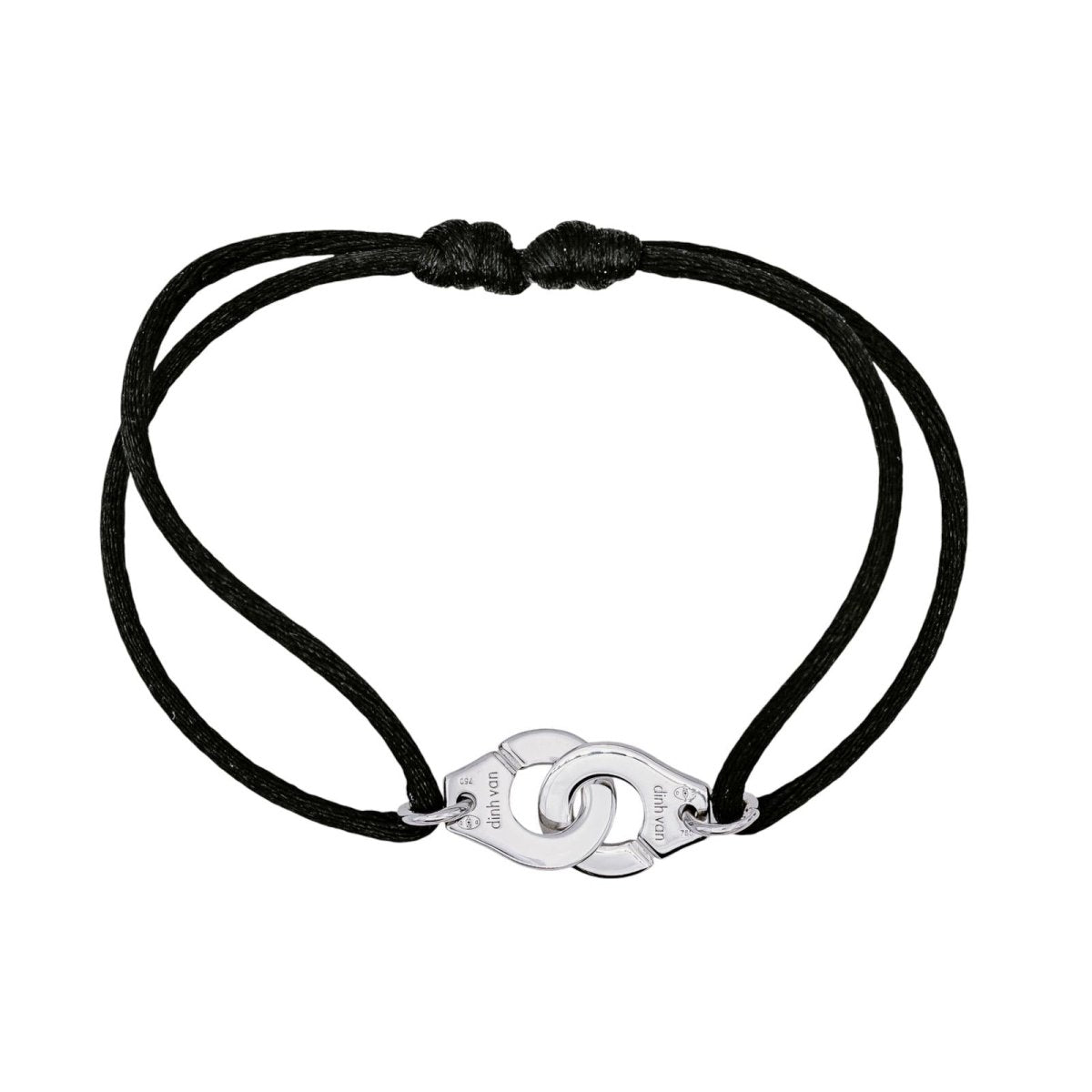 Bracelet DINH VAN "Menottes" en or blanc - Castafiore