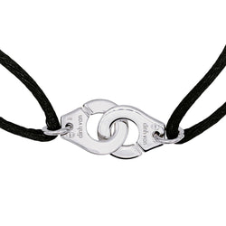 Bracelet DINH VAN "Menottes" en or blanc - Castafiore