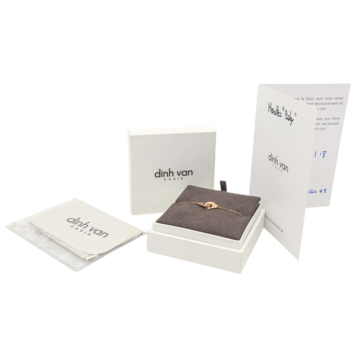 Bracelet DINH VAN "Menottes" en or rose - Castafiore